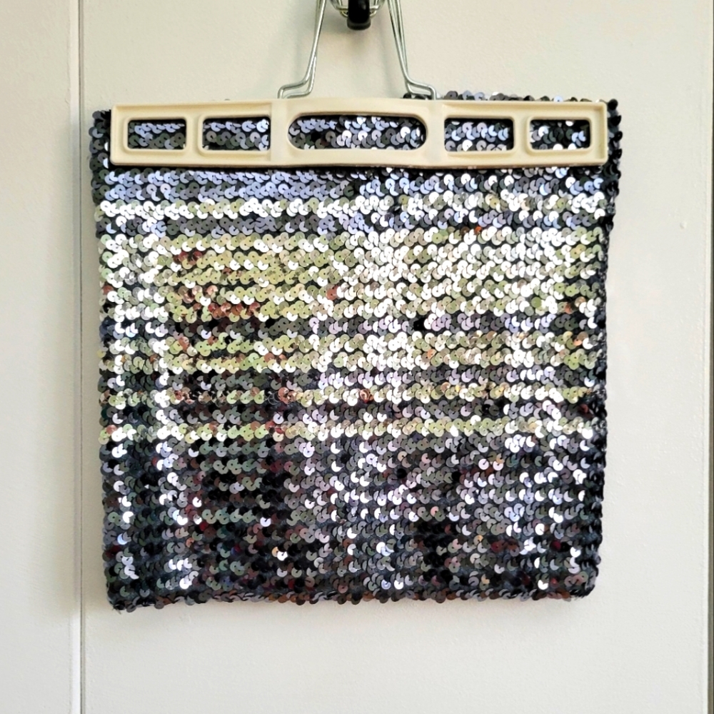 Tube top with sequins.  In excellent condition.